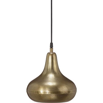 Industrialna lampa wisząca Kingston mosiądz 22cm